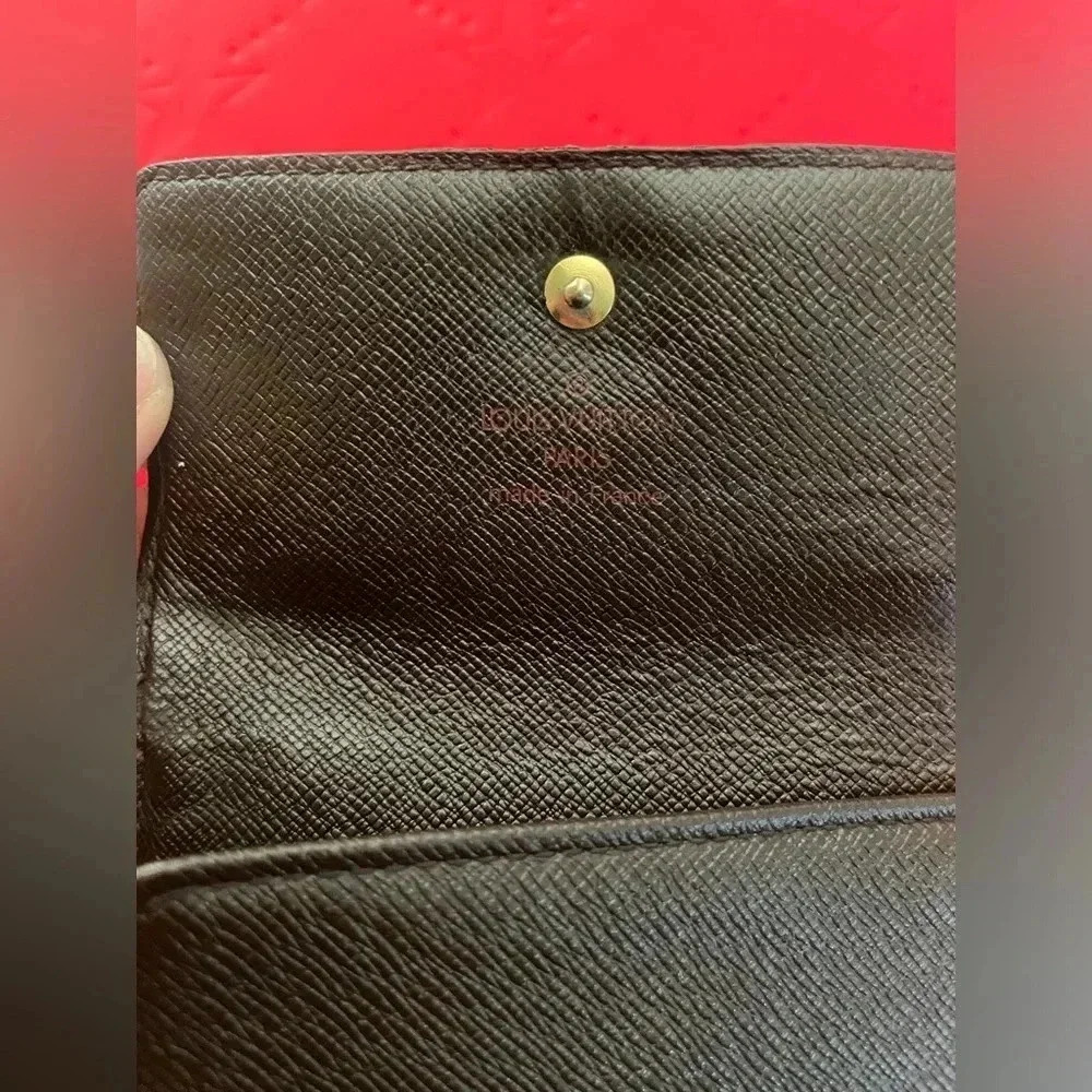 Louis Vuitton damier ebene Elise monogram wallet. - Picture 12 of 14